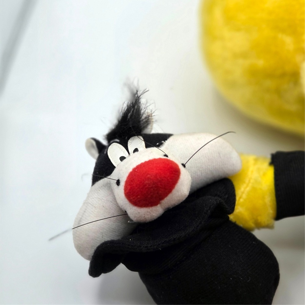 Tweety Bird Plush and Sylvester  Original Looney Tunes‎ 1998 VTG NEW WITH TAGS - Picture 3 of 7